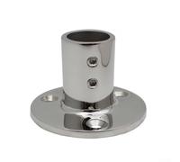 Base de barandilla de yate de acero inoxidable 316 para tubo de pasamanos de 7/8 o 1, base resistente para pasamanos de barco para entornos marinos (22 mm)