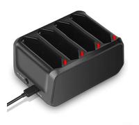 Base de batería de ranura para Symbol TC70 TC72 TC75 TC77, estación de carga rápida con alimentación USB-C para escáner de código de barras PDA industrial