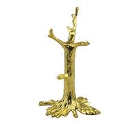 Base de bola de cristal, soporte de metal plateado con forma de hoja de árbol, soporte de exhibición de piedra, accesorios de fotografía, decoración artesanal, oro E, S se adapta a bolas de 40 a 60 mm