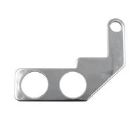 Base de bombilla Clips Accesorios de modificación de motocicletas Soporte de interruptor de faro Botón de foco 22 mm Montaje en manillar Abrazaderas de Tubo de Luz(Type J Right)