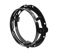 Base de bombilla Clips Anillo de montaje para faros delanteros redondos de 7 pulgadas, compatible con Jeep Wrangler, JK y Harley.(1 Pcs-Black)