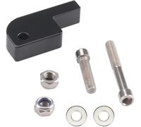 Base de bombilla Clips Bloque de soporte de extensión de reubicación de palanquilla sólida de 39-49 mm, compatible con horquilla Harley Dyna T-Sport Street Fat Bob Low Rider