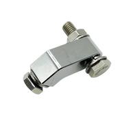 Base de bombilla Clips Soporte de bloque para faro delantero de motocicleta CNC con diámetro interior de 3/4" para Harley Dyna Softail Breakout Bobber(Chrome)