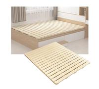 Base de cama de listones de madera para sofá y colchón, soporte horizontal resistente con protección contra torceduras, diseño plegable para conversión de cama suave a firme, 60 x 100 cm