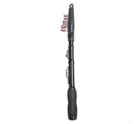 Base de carbono para mini caña de pescar de 33 cm para montaje compatible con barras de mar con guías de cerámica suave y mango contorneado de EVA para uso de precisión (1,2 m)