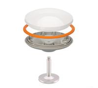 Base de carcasa de antena GNSS de repuesto para GPS GLONASS BDS SBAND con resistencia a altas y bajas temperaturas para aplicaciones de topografía y mapeo (naranja)