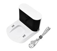 Base De Carga Compatible Con R-oborock, For S50, S51, S55, S5 MAX, S6, S6MaxV, E4 Y E5. Piezas De Repuesto Y Accesorios For Aspiradoras Robot.(White with Cable)