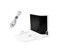 Base De Carga Compatible Con Roborock, S50, S51, S55, S5 MAX, S6, S6MaxV, E4 Y E5, Accesorios For Aspiradoras Robot.(White With cable)