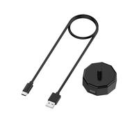 Base de Carga con Cable USB C, Cable de Carga MagnéTico para Cepillo de Dientes EléCtrico , Cable de Carga RáPida, Color Negro
