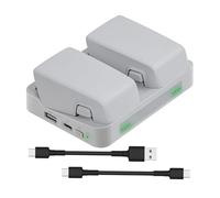Base de carga de batería doble eficiente en tiempo real, múltiples características para concentradores de carga de batería, indicadores de carga LED