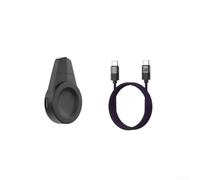 Base de carga de reloj inteligente para Huawei Gt6 Pro Gt6 Watch5 5 Pro D D2 Soporte ABS portátil con cable negro (negro 1,8 m)