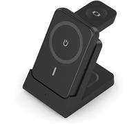 Base de carga inalámbrica 4 en 1 de 15 W (negra) - AISENS