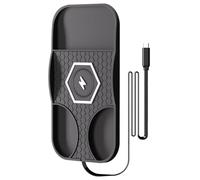 Base De Carga Inalámbrica para Coche | Cargador Inalámbrico Rápido de 15W para Coche,Base Antideslizante Portátil para Camionetas, Camiones, Scooters, Sedanes, Salpicadero, Oficina,