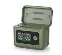 Base de Carga Inteligente 5 en 1 con Pantalla LCD la batería de la para Insta360 X6, Estuche de Carga rápida de 27 W, Estuche de Almacenamiento portátil con Cargador Doble para Insta360 X6
