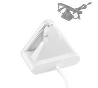 Base de carga inteligente para anteojos Ray Ban Meta | Soporte de viaje portátil con adaptador para Way-farer, Headliner, Skyler (blanco para Way farer)