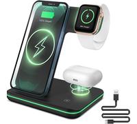 Base de carga inteligente SmartCharge Dock, estación de energía inalámbrica 3 en 1, tecnología de recarga rápida para dispositivos Apple,