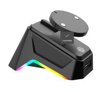 Base de carga magnética RGB con cable de carga USB/tipo C compatible con ratones de ordenador Logitech/Razer G502/G903/G902/G309/G703 G