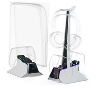 Station de Charge Rapide Oniverse pour PS5 Blanc et Noir