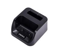 Base de carga original/auriculares/micrófono/batería/cordón para teléfono móvil UNIWA F41 Zello Walkie Talkie, accesorios originales para teléfono Zello F41 4G (base de carga F41)