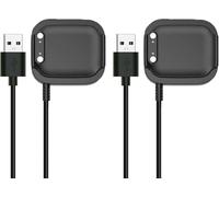 Base de Carga Original para Relojes AK90 - Estación de Cargva Inalámbrica Portátil USB-C, Compatible con BANLVS AK90 Military Smart Watches (Negro+Negro)