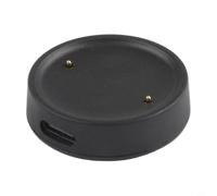 Base de carga para Amazfit Active 2 con cable USB de 100 cm, estación de carga compacta para reloj inteligente, material ABS, negro (base separada)