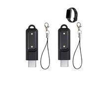 Base de carga para Huawei Band 10/9/8/7/6 Pro, adaptador de cargador magnético tipo C estable yystao compatible con banda de honor 10/9/8/7 (2 unidades)