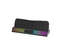Base de Carga Portátil Única para PS5 con Luz RGB para Consola para PS5 Portal, Color Negro