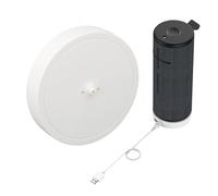 Base de Carga Power Up para Ears Boom 3 - Base de Carga de Repuesto para Ears Boom 3, Megaboom 3, Blast Megablast, Estación de Carga con Cable USB (White)