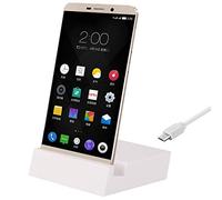 Base de carga USB 3.1 tipo C apta para Xiaomi Redmi Note 13 Pro+ | Base de carga Dock Base de carga Base de carga Base de carga Soporte | Estación de carga Blanco