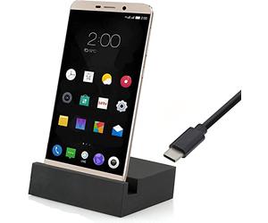 Base de Carga USB 3.1 Tipo C Compatible con Xiaomi 13 Pro 12 12 C 12T 12s Ultra A1 11R 11S 11T 11E 5G 11 10c 10A Poco X4 X5 Lite Redmi Note Base de Carga Dock Docking Cargador Soporte estación Negra