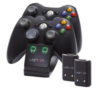 Base de carga Xbox 360 con paquetes de baterías recargables Twin Charger Venom