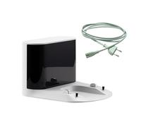 Base De Carga Y Accesorios For Estación De Acoplamiento, Compatible Con R-oborock, For S7, Q7, S7 Plus, Q7 Max, S5 Max, S7 Max V Y S8.(White with Cable)