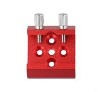 Base de cola de milano de aluminio para buscador, diseño de 14 hilos con dos cierres de tornillo para una mayor estabilidad (rojo)