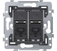 Base De Conexión De Red Dual RJ45 UTP Cat6 PoE++ - 170-79262