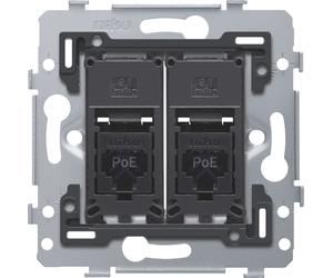 Base De Conexión De Red Dual RJ45 UTP Cat6 PoE++ - 170-79262