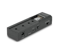 Base de conexión DeLock 64253 USB-C para SSD/HDD 2.5/3.5 y M.2 NVMe SATA Plug and Play