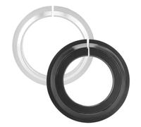 Base de conversión de horquilla delantera: bicicleta amortiguadora, espaciador de vástago, protección contra el desgaste, separadores de auriculares de horquilla de alta resistencia | Junta