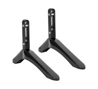 Base de de TV - Patas de TV de escritorio, soporte de mesa | Elevador de repuesto para mesas, patas de televisión, soporte básico para hogar, dormitorio, oficina y hotel, negro