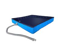 Base de ducha al aire libre de alto rendimiento, estación de baño al aire libre | plataforma de lavado de piscina independiente, soporte de ducha impermeable para terraza, alfombrilla de suelo