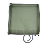 Base De Ducha Plegable Al Aire Libre - Plataforma De Piso De Ducha Colapible, Soporte De Base Plegable Impermeable | Basino Ducha Orificio De Drenaje Con Diseño Anti-Hoja, Fondo De Sol