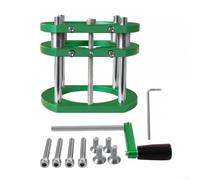 Base de elevación de aleación de aluminio con 4 abrazaderas de mandíbula para máquinas de corte de 64-66 mm, sistema de elevación manual de 51 mm para bancos de carpintería (verde)