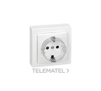 Base de enchufe 2p+TT monoblock blanco Simon 73 loft - 73432-50