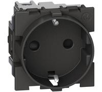 Base de enchufe Bticino KG4141 Dark2P+TT 16A Living Now2 modulos