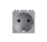 Base de enchufe schuko Niessen Zenit 2P+T lateral N2288 PL