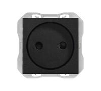 Base de enchufebipolar20000431-09816A Simon 270Negro 2modulos