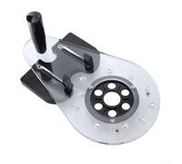 Base de enrutador compensada para carpintería para tener guía de valla en pulgadas más para enrutamiento de pines 05 reversible, incluye borde de centrado 13 sobre 16 arbustos de placa