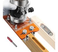 Base de Enrutador de Corte de Madera, Base de Enrutador de Palma de Madera Compacta 2 en 1, Enrutador de Corte de Madera para Muebles de Armario, Base de Enrutador de Madera