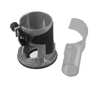 Base de enrutador de inmersión para máquinas de recortar, aleación de aluminio, mango antideslizante, colección de polvo, se adapta a carcasa de 72 mm, abrazadera de 65 mm, fresado de carpintería
