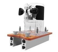 Base de Enrutador de Madera, Base de Enrutador de Palma de Madera Compacta de Aleación de Aluminio Multifuncional 2 en 1 para Máquina de Corte de 65 Mm, Soporte de Ranurado de