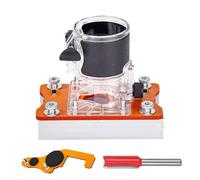 Base De Enrutador De Madera - Soporte De Ranurado Preciso Para Carpintería | Base De Posicionamiento De Enrutador De Gabinete Compacto De Alta Resistencia | Para Máquina Cortadora Y Cortadora De Curva